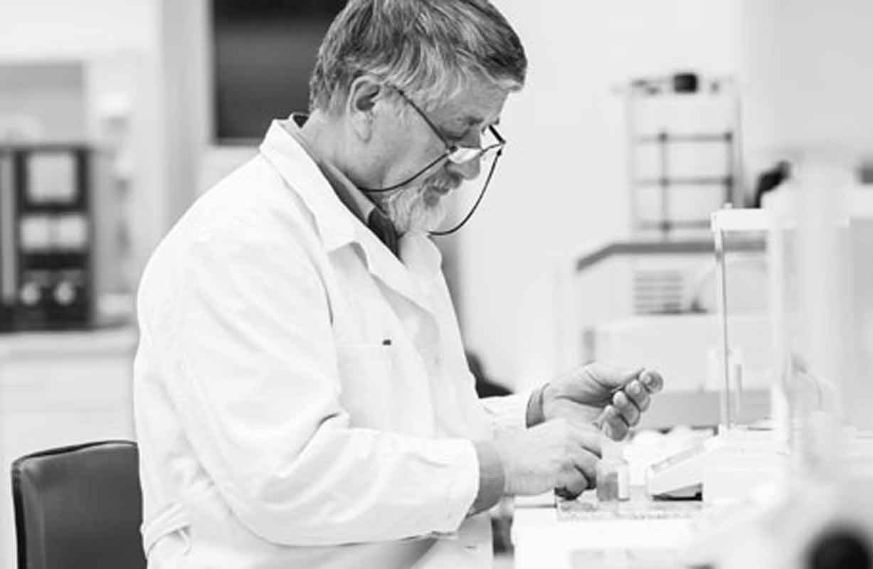 Científico de Panter desarrollando nuevas tecnologías